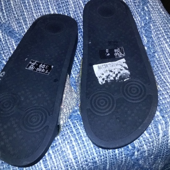 Madden Girl Bedazzled Flip Flops - Picture 4 of 6